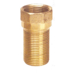 EXTENSOR LATÃO 1/2 NPT (E) X 1/2 NPT (I) 